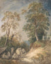 Path through the countryside with gypsies at rest - Thomas Gainsborough — artwork view