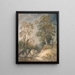 Path through the countryside with gypsies at rest - Thomas Gainsborough — framed artwork on a wall