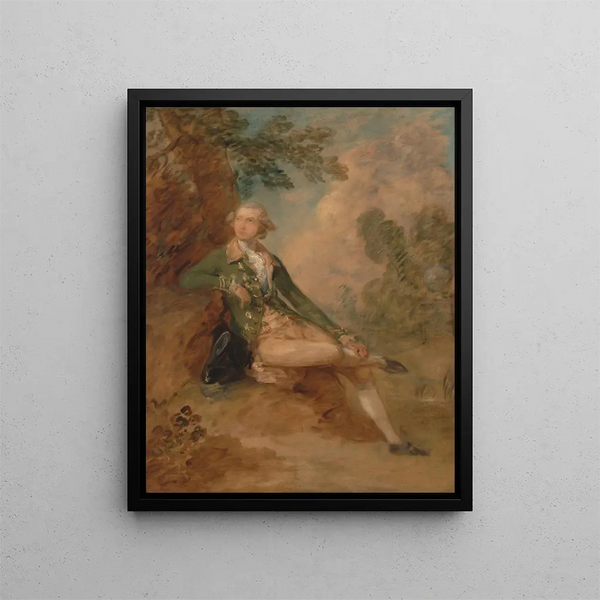 Édouard Auguste duc de Kent - Thomas Gainsborough — framed artwork on a wall