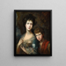 Elizabeth and Thomas Linley Painting - Thomas Gainsborough — framed artwork on a wall