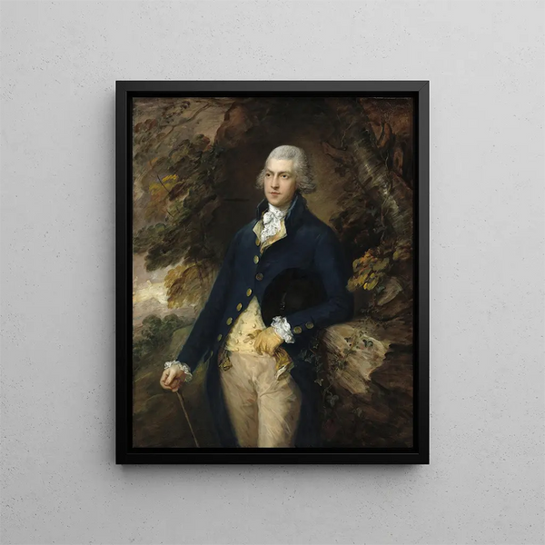 Francis Basset, Lord de Dunstanville - Thomas Gainsborough — framed artwork on a wall