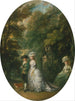 Henri duc de Cumberland 1745-1790 with the Duchess of Cumberland 1743-1798 and Lady Elizabeth Lu - Thomas Gainsborough — artwork view