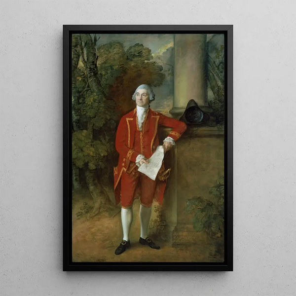 John Eld de Seighford Hall Stafford - Thomas Gainsborough — framed artwork on a wall