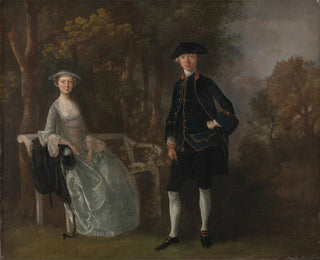 Lady Lloyd and her son Richard Savage Lloyd of Hintlesham Hall, Suffolk - Thomas Gainsborough — artwork view