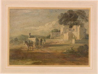 Landscape with Horse, Chariot, and Ruin - Thomas Gainsborough — artwork view