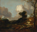 Landscape with Stream and Weir - Thomas Gainsborough — artwork view