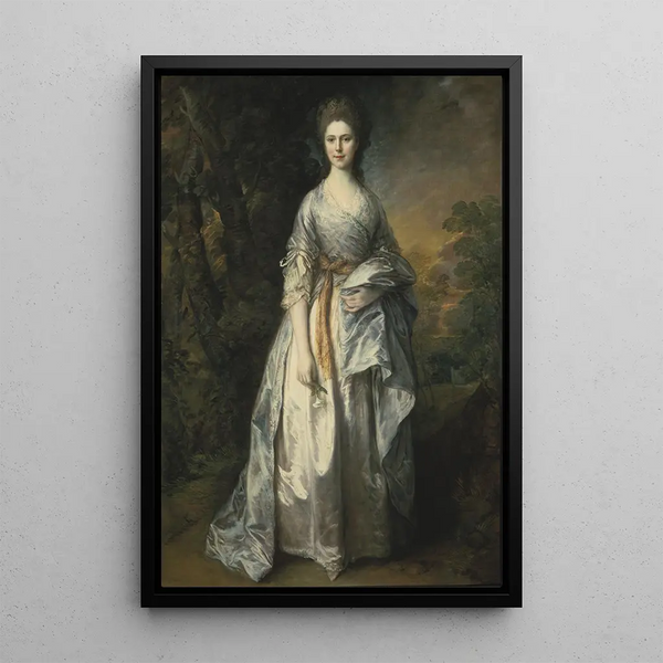 Maria Lady Eardley 1743 1794 - Thomas Gainsborough — framed artwork on a wall