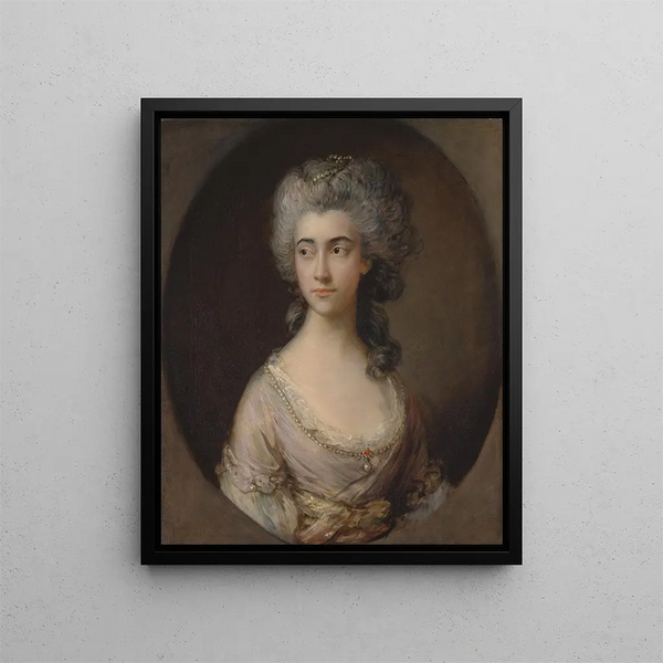 Marie Heberden - Thomas Gainsborough — framed artwork on a wall