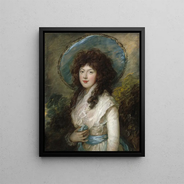 Mlle Catherine Tatton - Thomas Gainsborough — framed artwork on a wall