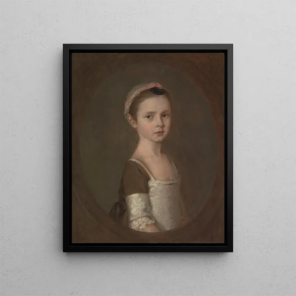 Mademoiselle Susanna Gardiner - Thomas Gainsborough — framed artwork on a wall