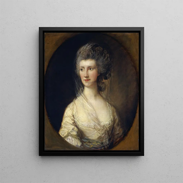Mme John Taylor - Thomas Gainsborough — framed artwork on a wall