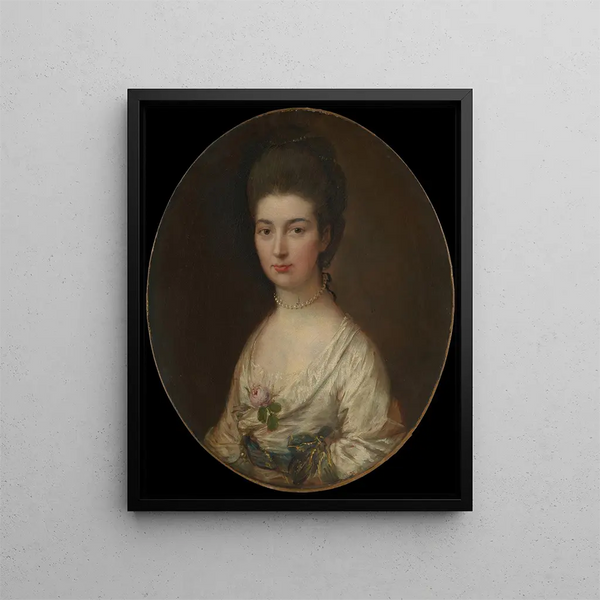 Mme Ralph Izard - Thomas Gainsborough — framed artwork on a wall