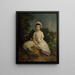 Portrait of Isabelle Bell Franks - Thomas Gainsborough — framed artwork on a wall