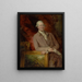 Portrait of James Christie - Thomas Gainsborough — framed artwork on a wall