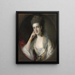 Portrait Painting of Mary Wise - Thomas Gainsborough — framed artwork on a wall