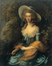 Portrait of Miss Evans - Thomas Gainsborough — artwork view