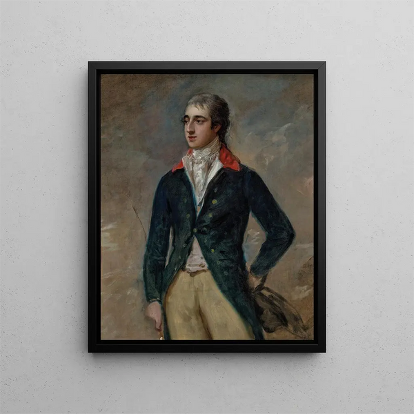Portrait of Prince Ernest Augustus 1771-1851 later King of Hanover - Thomas Gainsborough — framed artwork on a wall