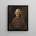 Portrait of Sir John Pringle, 1st Baronet - Thomas Gainsborough — framed artwork on a wall