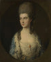Portrait of a young woman called Miss Sparrow - Thomas Gainsborough — artwork view