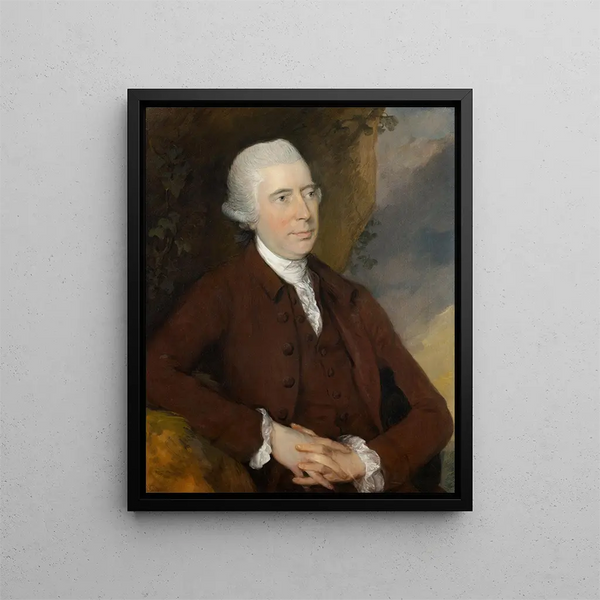 Sir George Scott Chad baronnet de Thursford - Thomas Gainsborough — framed artwork on a wall