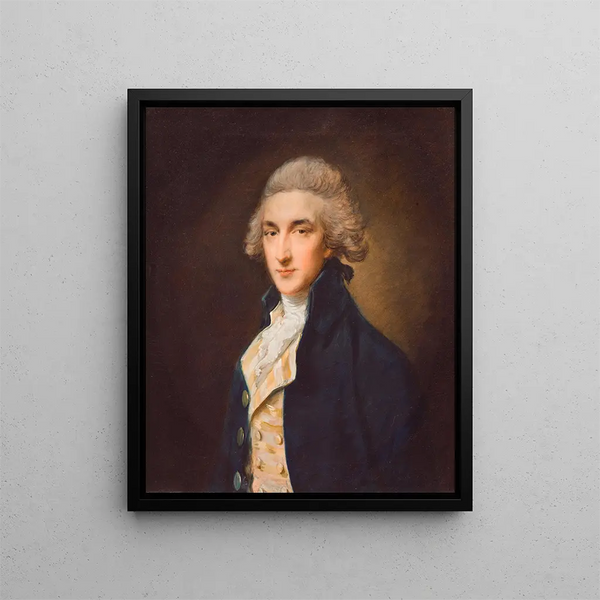 Sir John Edward Swinburne - Thomas Gainsborough — framed artwork on a wall