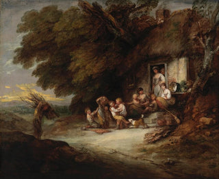 The Cottage Door - Thomas Gainsborough — artwork view