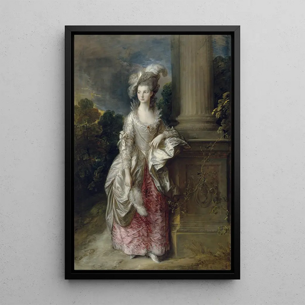 L'honorable Mrs. Graham - Thomas Gainsborough — framed artwork on a wall