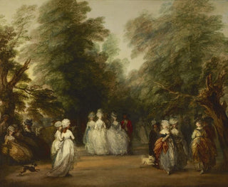 Le Mall dans le parc St James - Thomas Gainsborough — artwork view