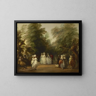 Le Mall dans le parc St James - Thomas Gainsborough — framed artwork on a wall