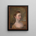 The Painter's Daughter Marie - Thomas Gainsborough — framed artwork on a wall