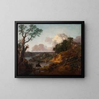 View in Suffolk - Thomas Gainsborough — framed artwork on a wall