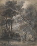 Landscape painting with figures - Thomas Gainsborough — artwork view