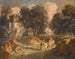 a wooded landscape with peasants on horseback - Thomas Gainsborough — artwork view