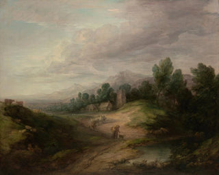Forest landscape of height - Thomas Gainsborough — artwork view