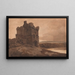 A Border Tower - Thomas Girtin — framed artwork on a wall