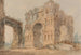 Janus Arch Painting after Piranèse - Thomas Girtin — artwork view