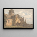 Carlisle Cathedral from the southwest - Thomas Girtin — framed artwork on a wall