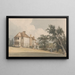 Country House - Thomas Girtin — framed artwork on a wall