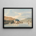 Kingswear vue de Dartmouth Devon - Thomas Girtin — framed artwork on a wall