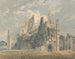 Abbey of Kirkstall northwest view - Thomas Girtin — artwork view