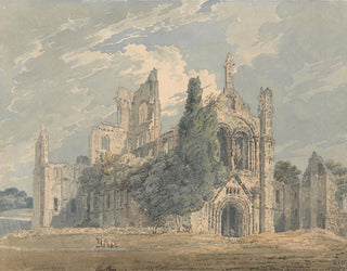 Abbey of Kirkstall northwest view - Thomas Girtin — artwork view