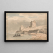 Ruins on the Coast - Thomas Girtin — framed artwork on a wall