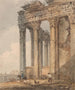 Temple of Antonius and Faustina - Thomas Girtin — artwork view