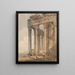 Temple of Antonius and Faustina - Thomas Girtin — framed artwork on a wall
