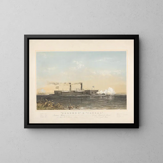 Colomb et Cabral - Thomas Goldsworth Dutton — framed artwork on a wall