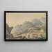 Cottage Scene - Thomas Greenwood — framed artwork on a wall