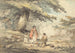 Landscape wooded with characters around a cooking pot - Thomas Hand — artwork view