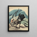 Grange du comté de Taney - Thomas Hart Benton — framed artwork on a wall