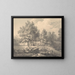 A rustic scene - Thomas Hearne — framed artwork on a wall