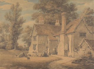 The house of the poor in Hadley, Hertfordshire - Thomas Hearne — artwork view